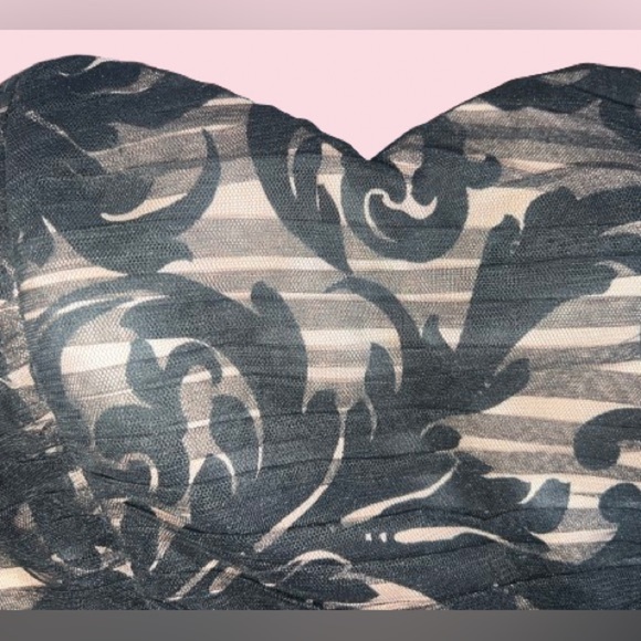 Betsy and Adam tulle maxi dress, fits like sz 8( says size 12) - Picture 4 of 5